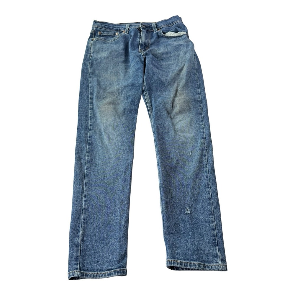 Levi's 512 Slim Straight Jeans Men's 29x30 Blue Medium Wash Denim Red Tab Pants